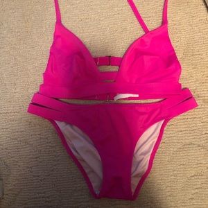 Hot pink Victoria’s Secret bikini set